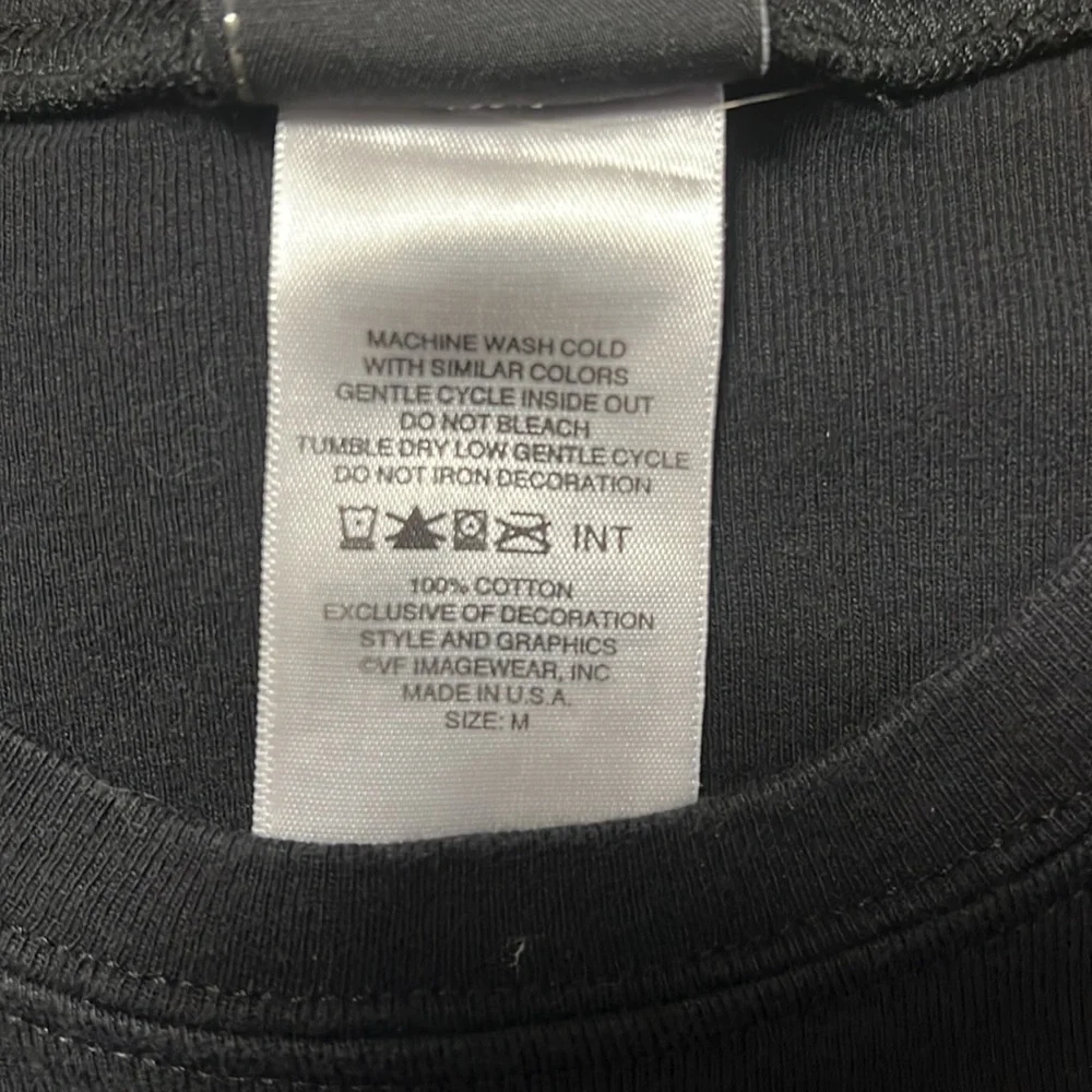 Harley-Davidson Black and Orange Graphic Tee - Picture 3 of 3